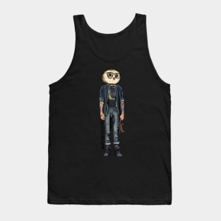 All Night Sounds Owl Man Tank Top